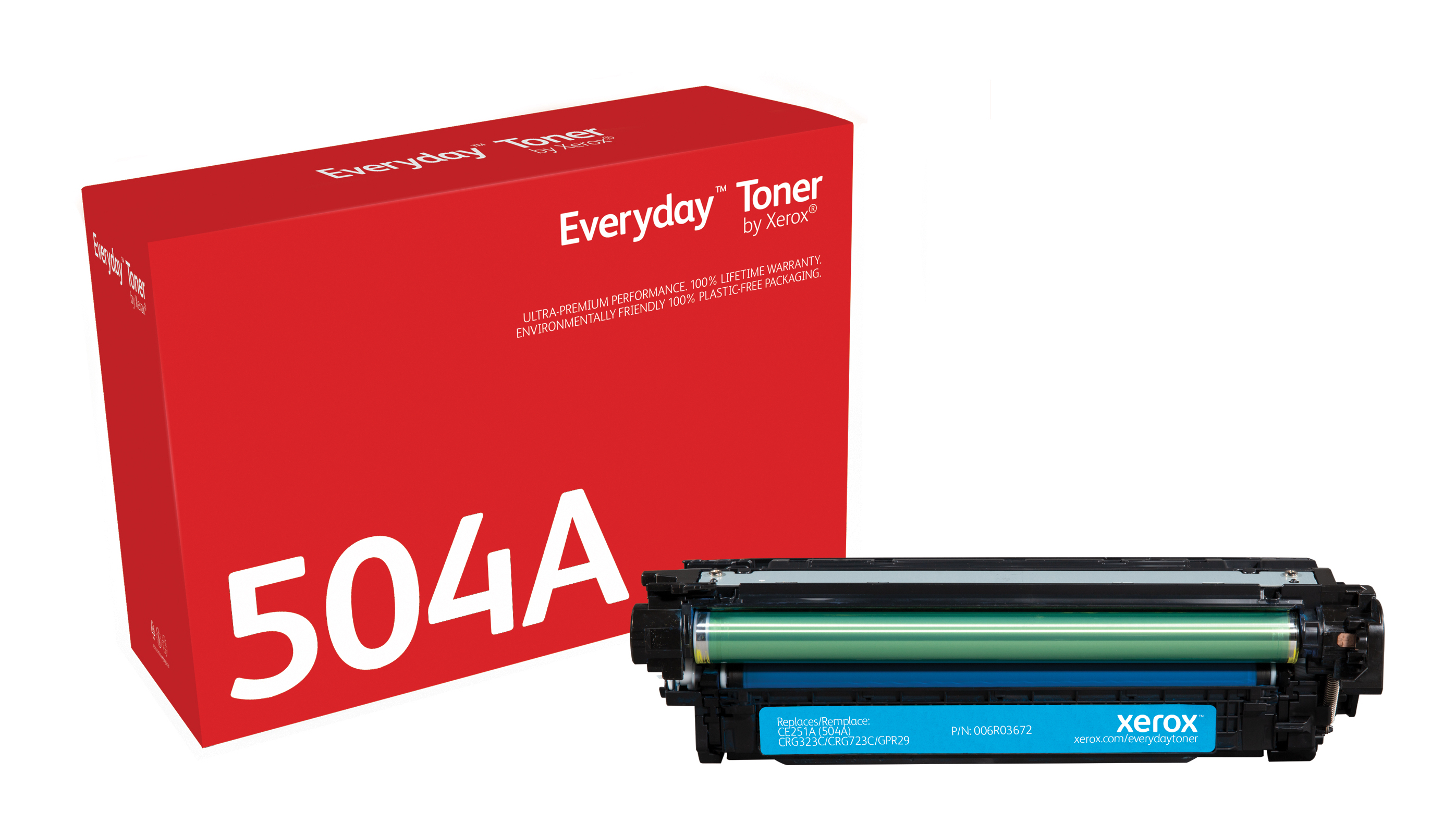 Image of Xerox 006R03672 Toner cartridge cyan, 7K pages (replaces HP...