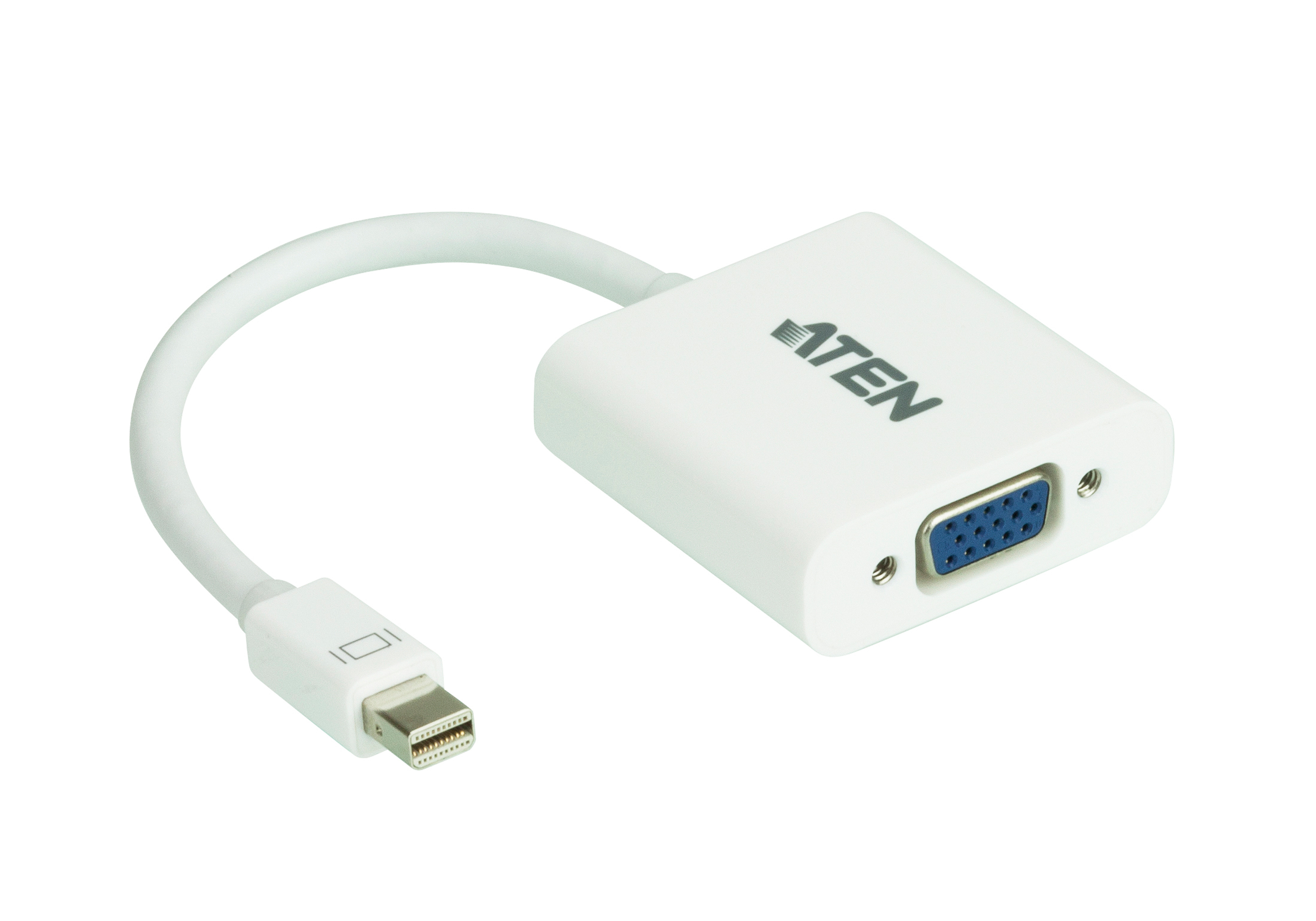 Image of ATEN VC920 video cable adapter Mini DisplayPort VGA (D-Sub) White