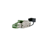 METZ CONNECT 130E405032PE wire connector RJ-45 Green, Silver