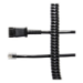 V7 BL-04S+P telephone cable 2 m Black