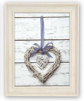 Image of ZEP Resia White - Plastic - White - Single picture frame - Table -...