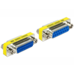 DeLOCK 65480 cable gender changer Sub-D 15 Blue, Silver