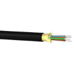 FDL 4 CORE TIGHT BUFFERED CABLE LSZH - OM3 BLACK / MTR.