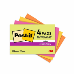 Post-It 7100234637 note paper Rectangle Green, Orange, Pink, Yellow 45 sheets Self-adhesive