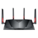 ASUS DSL-AC88U wireless router Gigabit Ethernet Dual-band (2.4 GHz / 5 GHz) Black, Red