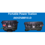 AKHTER Rugged Portable Power Station, Rated power: 2500W;Peak power:5000W, 2688Wh,  Black Case + 2x 400w Solar Panel