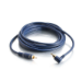 C2G 12ft Velocity Right Angled audio cable 144" (3.66 m) RCA Blue