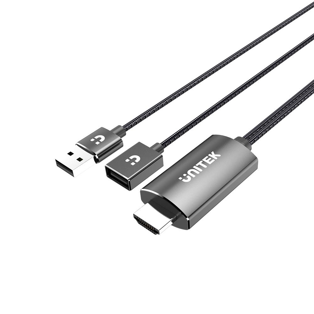 UNITEK M1104A USB-grafikadapter Grå
