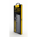 Gembird A-CM-COMBO11-01 laptop dock & poortreplicator Bedraad USB 3.2 Gen 1 (3.1 Gen 1) Type-C Grijs
