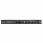 Rocstor SolidConnect SCM28 Managed L2 Gigabit Ethernet (10/100/1000) Power over Ethernet (PoE) Black