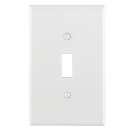 Leviton PJ1-W wall plate/switch cover White