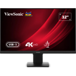 Viewsonic VG3208U-4K computer monitor 81.3 cm (32") 3840 x 2160 pixels 4K Ultra HD Black