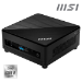 MSI Cubi 5 10M Intel Core i7-10510U Barebone, Mini-PC, SFF, Type-C, USB 3.2 Gen2, HDMI, DisplayPort, LAN, WiFi, BT, VESA, Supports Max 64GB DDR4 SO-DIMM (2 Slots), M.2 (1 Slot), 2.5'SSD/HDD (1 Slot)