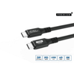 Microconnect USB4CC025 USB cable USB4 Gen 3x2 0.25 m USB C Black
