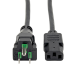 Tripp Lite P006-010-HG10 power cable Black 118.1" (3 m) NEMA 5-15P C13 coupler