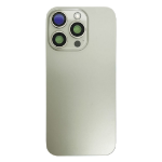 Apple EU Product - iPhone 15 Pro Back Cover with Small Parts (No Logo) - Natural Titanium