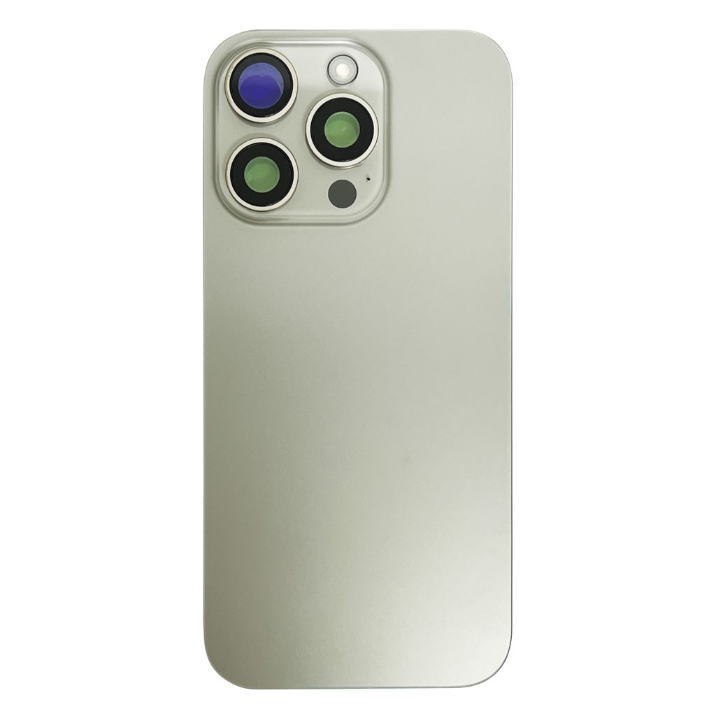 EU Product - iPhone 15 Pro Back Cover with Small Parts (No Logo) - Natural Titanium thumbnail