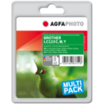 AgfaPhoto APB123TRID inktcartridge Cyaan, Magenta, Geel