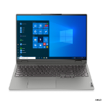 Lenovo ThinkBook 16p Gen 2 (16" AMD) AMD Ryzen™ 5 5600H Laptop 40.6 cm (16") WQXGA 16 GB DDR4-SDRAM 512 GB SSD NVIDIA GeForce RTX 3060 Wi-Fi 6 (802.11ax) Windows 11 Pro Grey