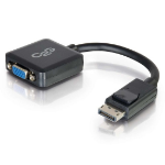 C2G 8in DisplayPort™ Male to VGA Female Active Adapter Converter - Black
