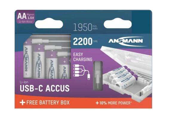Image of Ansmann 1312-0044 household battery Rechargeable battery AA Lithium-Io