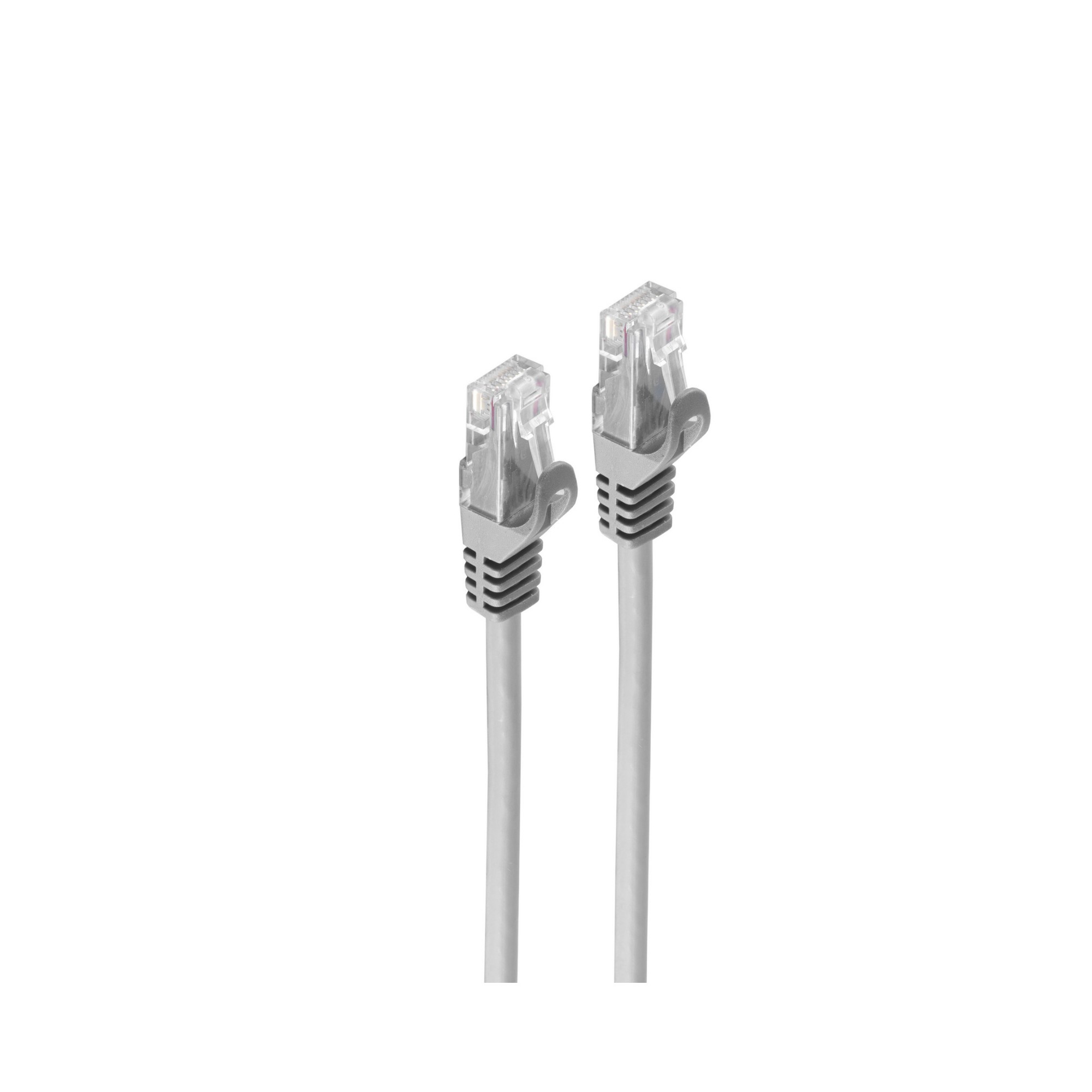 EU Product - RJ45 Patchkabel U/UTP mit CAT7 Rohk., grau 15m thumbnail