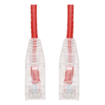 AddOn Networks ADD-1FSLCAT6AS-RD networking cable Red 5.91" (0.15 m) Cat6a U/UTP (UTP)