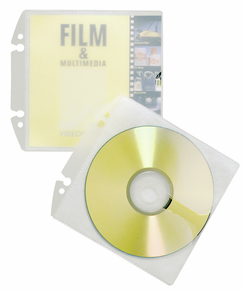 522319 DURABLE CD-Tasche - Kapazitt: 1 CD/DVD (Packung mit 10)