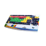 Accuratus KYB-MON2ELW-LCUH keyboard Home USB QWERTY English Multicolour