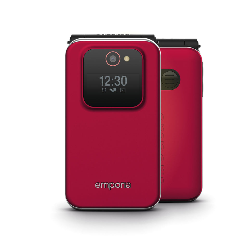 Emporia JOY 7.11 cm (2.8") 113 g Black, Red Entry-level phone