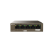 Tenda TEG1105PD network switch Gigabit Ethernet (10/100/1000) Power over Ethernet (PoE) Brown