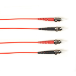 Black Box FOCMRSM-002M-STST-RD InfiniBand/fibre optic cable 2 m ST OFNR OS2 Rood