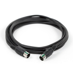 Monoprice 8534 audio cable 180" (4.57 m) DIN (5-pin) Black