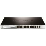 D-Link DGS-1210-28P network switch Managed L2 Power over Ethernet (PoE) 1U