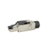 LogiLink MP0040 wire connector RJ-45 Black, Metallic
