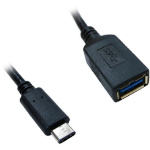 Target USB3C-951 USB cable USB 3.2 Gen 1 (3.1 Gen 1) 0.15 m USB C USB A Black