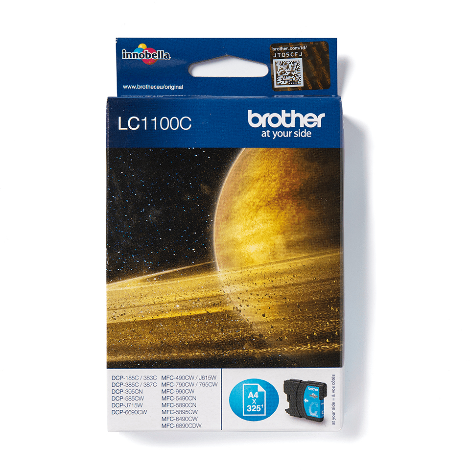 Image of Brother LC-1100C Ink cartridge cyan, 325 pages ISO/IEC 24711 5.5ml...
