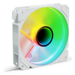 Sharkoon SHARK Mirror RGB PWM REVERSE Computer case Fan 12 cm White 1 pc(s)