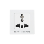 Extron Flex55 AC 101 MULTI outlet box Type G (UK) White