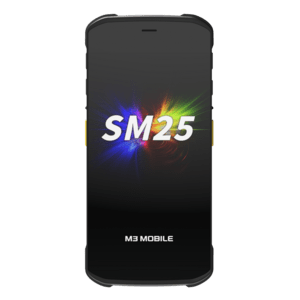 EU Product - Mobile SM25, 6" FHD+ display, 2.4GHz octa-core, 8GB RAM, 128GB storage, 2D CM60E imager, Wi-Fi 6E, Bluetooth 5.3, NFC, 4000mAh hot-swappable battery, IP67, MIL-STD-810H, black.