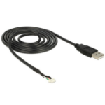 DeLOCK USB 2.0 A M / 5 pin V5 1.5m camera kabel 1,5 m Zwart