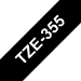 Brother TZE-355 etiquetadora Branco sobre preto