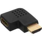 InLine HDMI Adapter male / female side angled left gold plated