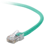 Belkin Cat5e Patch Cable, 25ft, 1 x RJ-45, 1 x RJ-45, Green networking cable 7.6 m