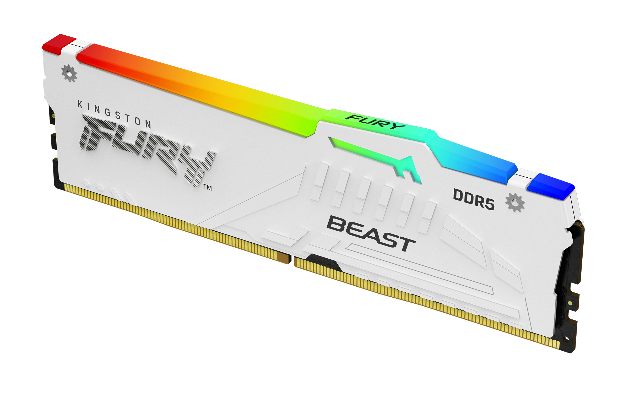 Image of Kingston Technology FURY 16GB 5200MT/s DDR5 CL40 DIMM Beast White...