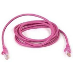 Belkin Cat. 6 Patch Cable 5ft Pink networking cable 59.1" (1.5 m)