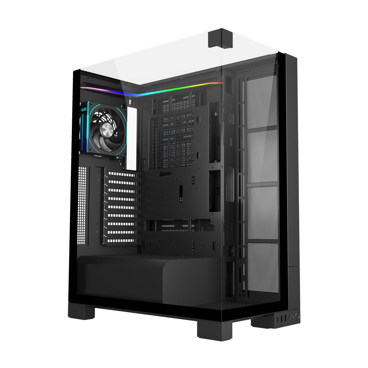 FSP U691-BP Case Full Tower mITX. mATX. ATX (BTF) Black
