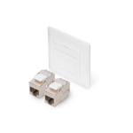 Digitus Front panel and mounting frame for multimedia with 2 x DN-93615 Keystone modules