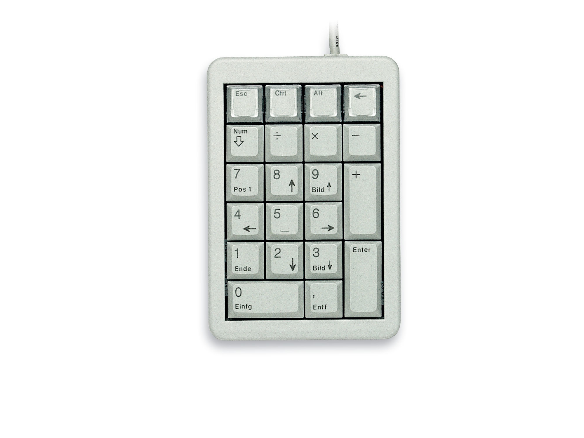 Image of CHERRY G84-4700 numeric keypad Laptop/PC USB Grey