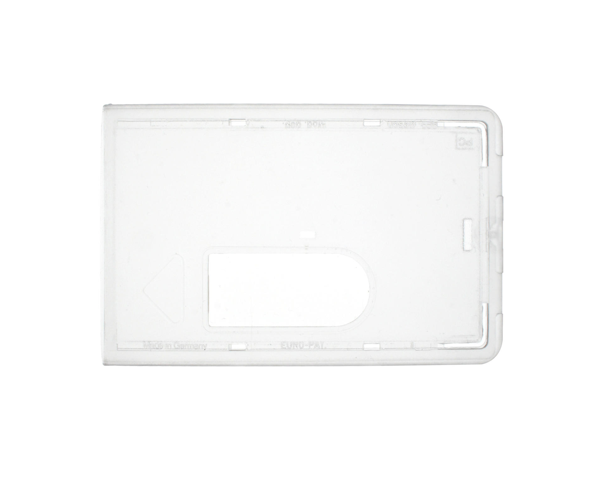 Digital ID Enclosed Rigid Card Holders for use in Pocket - Landscape (Pack of 100)